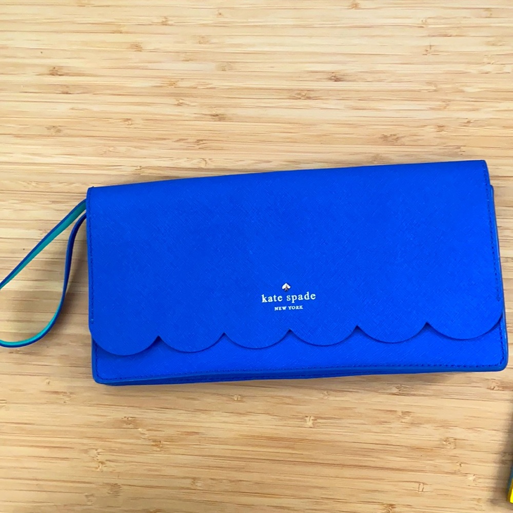 Blue Kate Spade Clutch